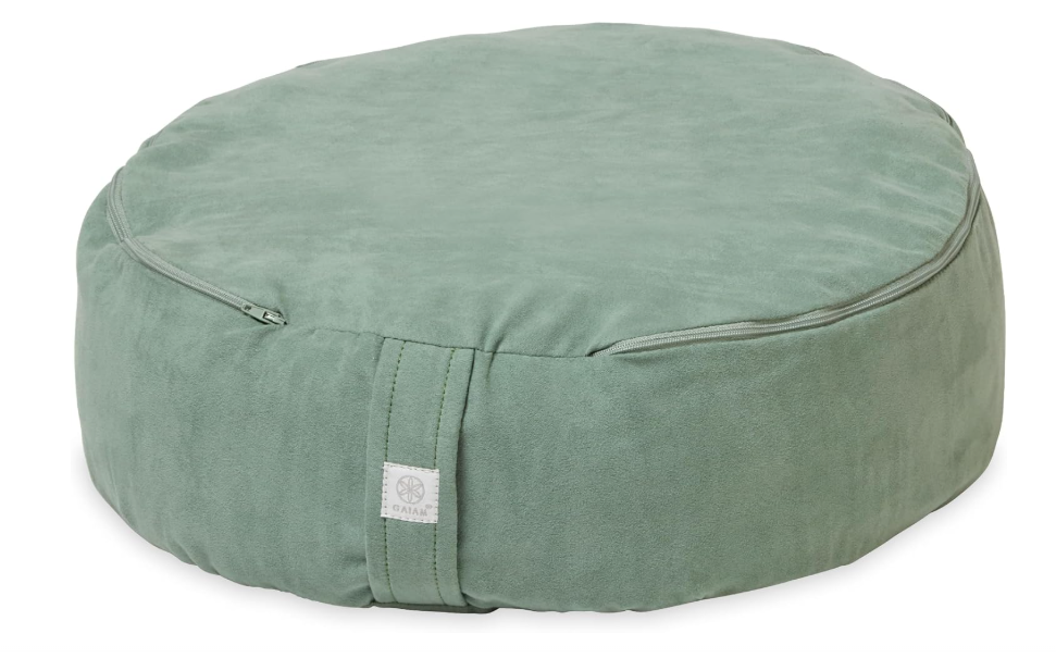 Gaiam Meditation Cushion Zafu Round Floor Pillow