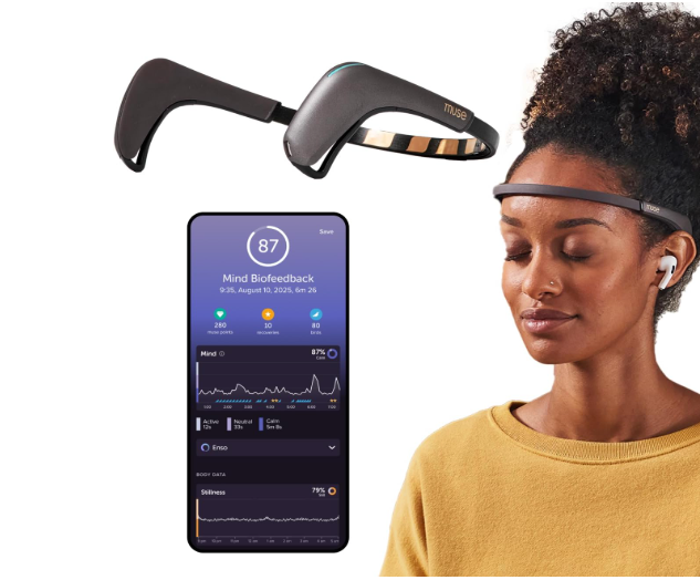 Muse 2 Brain Sensing Headband Meditation Tracker